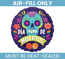 9&quot; HAL BOLD SUGAR SKULL DIA DE MUERTOS