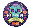 Related Product Image for 17&quot; HAL BOLD SUGAR SKULL DIA DE MUERTOS 