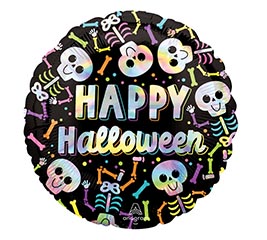 17&quot; HAL BARE BONES HALLOWEEN IRIDESCENT