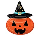 14&quot;INFLATED WITCHY PUMPKIN MINI SHAPE