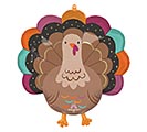 Customers also bought 23&quot; PKG GIVE THANKS TURKEY SUPERSHAPE product image 