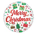 Related Product Image for 17&quot; XMA SANTA&#39;S CHRISTMAS PRESENTS ROUND 