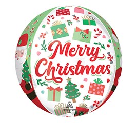 16&quot; PKG MERRY CHRISTMAS JOLLY OLD SANTA