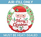 Related Product Image for 4&quot; XMA JOLLY OLD SANTA CHRISTMAS ROUND 