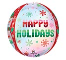 Related Product Image for 16&quot; PKG HAPPY HOLIDAYS SHIMMERING SNOWMA 