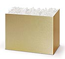 LARGE GOLD BASKET BOX