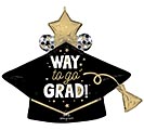 Customers also bought 33&quot; PKG WAY TO GO GRAD CAP SUPERSHAPE product image 