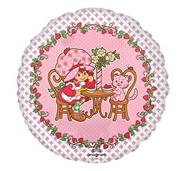 17&quot; PKG CHA STRAWBERRY SHORTCAKE ROUND