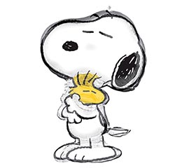 30&quot; PKG PEANUTS SNOOPY AND WOODSTOCK