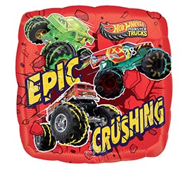 17&quot; PKG CHA HOT WHEELS MONSTER TRUCKS