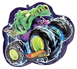 23&quot; PKG HOT WHEELS MONSTER TRUCKS SUPER
