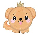 Related Product Image for 21&quot; PKG ANI KAWAII PUPPY ROLY POLIES 
