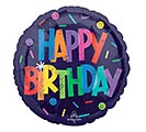 Customers also bought 17&quot; PKG HBD BOLD BIRTHDAY ROUND HEXL product image 