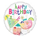 Customers also bought 17&quot; PKG COCKTAIL SURPRISE BIRTHDAY ROUND product image 