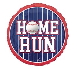 17&quot; PKG BASEBALL HOME RUN ROUND HEXL