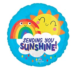 9" INFLATED TOY SENDING YOU SUNSHINE