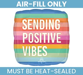 9&quot; FLAT TOY POSITIVE VIBES SQUARE