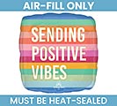 Related Product Image for 9&quot; FLAT TOY POSITIVE VIBES SQUARE 