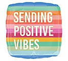 Related Product Image for 17&quot; PKG POSITIVE VIBES SQUARE HEXL 