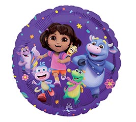 17&quot; PKG DORA THE EXPLORER ROUND HEXL