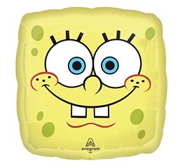 17&quot; PKG CHA SPONGEBOB SQUAREPANTS SQUARE