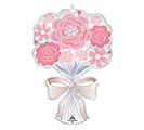 Related Product Image for 25&quot; PKG WED TYING THE KNOT SUPERSHAPE 