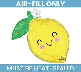 14" FLAT FOOD FRIENDS LEMON MINI SHAPE
