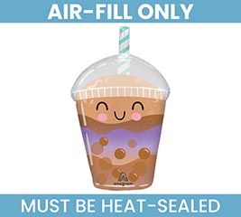 14" FLAT SIPPY FRIENDS BOBA TEA MINI