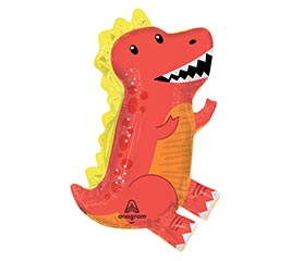 14" INFLATED ANI COOL DINOS MINI SHAPE