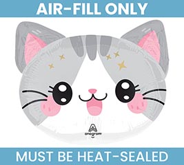 14" FLAT ANI KAWAII KITTY MINI SHAPE