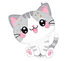 Customers also bought 24&quot; PKG ANI KAWAII KITTY SUPERSHAPE product image 