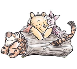 31&quot; PKG CHA WINNIE THE POOH SUPERSHAPE