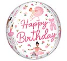 Customers also bought 16&quot; PKG HBD BALLERINA GIRL BIRTHDAY ORBZ product image 
