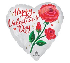 18&quot; HVD SATIN VALENTINE ROSE RADIANCE