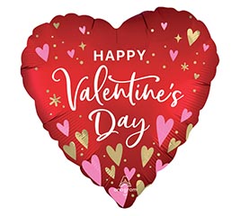 18&quot; HVD SATIN HEARTFELT ELEGANCE HEART