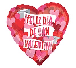 17&quot; SPA PLAYFUL SPANISH VALENTINE HEARTS