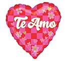 Related Product Image for 17&quot; SPA TE AMO CHECKERBOARD LOVE HEART 