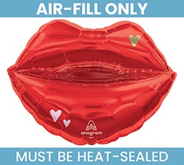 14&quot;  FLAT GEN VALENTINE VIBES LIPS MINI