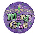 Customers also bought 17&quot; MAR SATIN MAJESTIC MARDI GRAS ROUND product image 