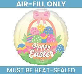 9&quot; FLAT EASTER EGG BASKET ROUND