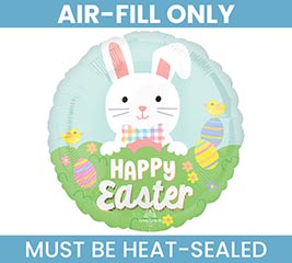 9&quot; FLAT EASTER BUNNY BLISS ROUND