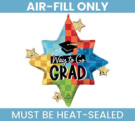 14" FLAT DIPLOMA, CHECK WAY TO GO GRAD