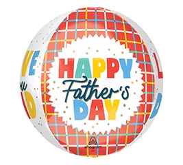 16" PKG HFD GRAPHIC GRIDS LOVE YOU DAD