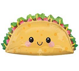 33" PKG FNB TACO TIME SUPERSHAPE XL