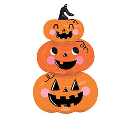 34" PKG HAL STACK-O-LANTERNS SUPERSHAPE