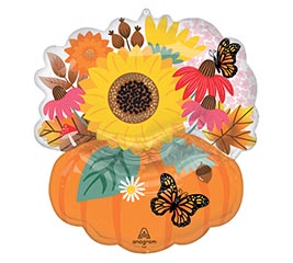 25" PKG FAL HARVEST BOUQUET SUPERSHAPE