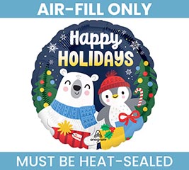 4" FLAT XMA FROSTED FRIENDS ROUND