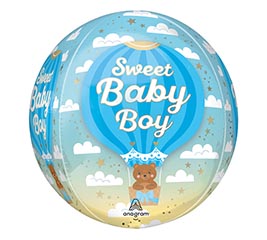 16" PKG BBY SWEET BABY BOY ORBZ XL