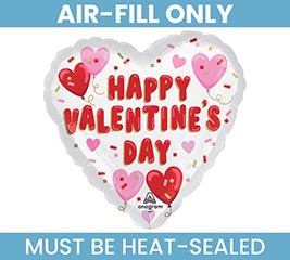 9" FLAT HVD LOVE IS IN THE AIR HEART