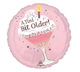 17" PKG HBD A TINI BIT OLDER BIRTHDAY